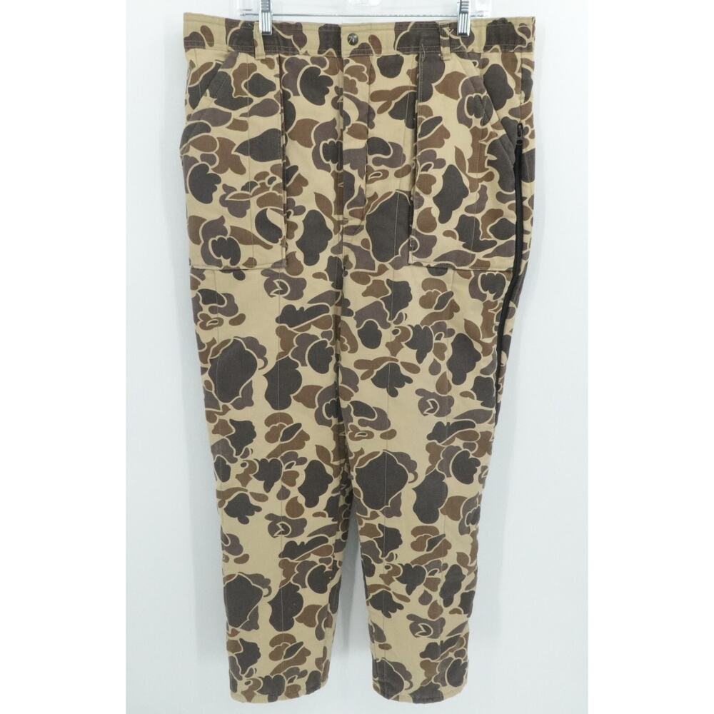 Sports Afield Pants Mens Large Regular Camo Duck Hunting Outdoors‎